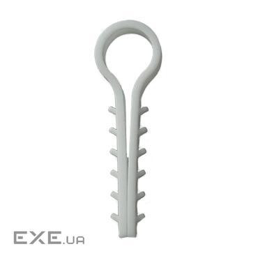 Ялинка кругла d 12 біла (100 шт) Ziplex Дюбель (Ziplex d 12 біла (Ziplex d 12 белая (100 шт))