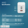 Зарядний пристрій DIGITUS GaN 2хUSB-C, 1хUSB-A, 100W (DA-10304)