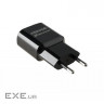 Зарядний пристрій Grand-X Quick Charge QС3.0 22.5W + cable USB to USB-C 1.0m black (CH-550TC)