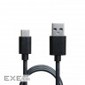 Зарядний пристрій Grand-X Quick Charge QС3.0 22.5W + cable USB to USB-C 1.0m black (CH-550TC)