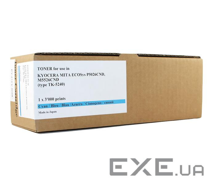 Тонер-картридж Tomoegawa KYOCERA TK-5240C Cyan + chip (PY451Y.050C)