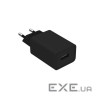 Зарядний пристрій ColorWay 1USB AUTO ID 2A (10W) black + cable Lightning (CW-CHS012CL-BK)