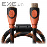 Кабель мультимедійний HDMI M to HDMI M 1.5m Grand-X (HDN-4K)