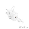Зарядний пристрій BOROFONE BA82A Platinum USB-C PD25W + cable USB-C to Lightning White (6941991112263)