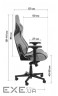 Крісло ігрове GT Racer X-8005 Dark Gray/Black