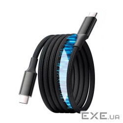 Кабель Type-C до Type-C (male to male), Підтримка SCP, QC3.0, PD до 100Вт, 480M (YT-TC-TC100-B-1.0m)