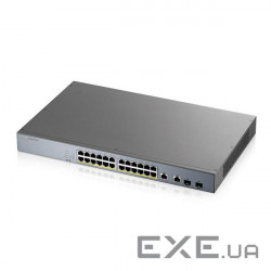 Комутатор мережевий ZyXel GS1350-26HP-EU0101F
