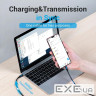 Дата кабель USB-C to Micro 5P 1.5m 2A black Vention (COVBG)