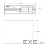 Комутатор мережевий TVT DIGITAL TD-B2204S1-PEU