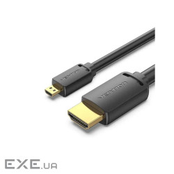 Кабель Vention HDMI - microHDMI, 1 м , Black (AGIBF)