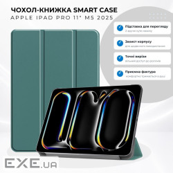 Чохол до планшета BeCover Smart Case Apple iPad Pro 11" M5 2025 Dark Green (715964)