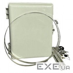 Герметичний оптичний бокс Abee настінного монтажу на 8 адаптерів LC Duple (OptiBox-8LCDU-24-plast)