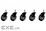Комплект коліс 2E Gaming Universal Black 5 шт (2E-GWH-003-BK)