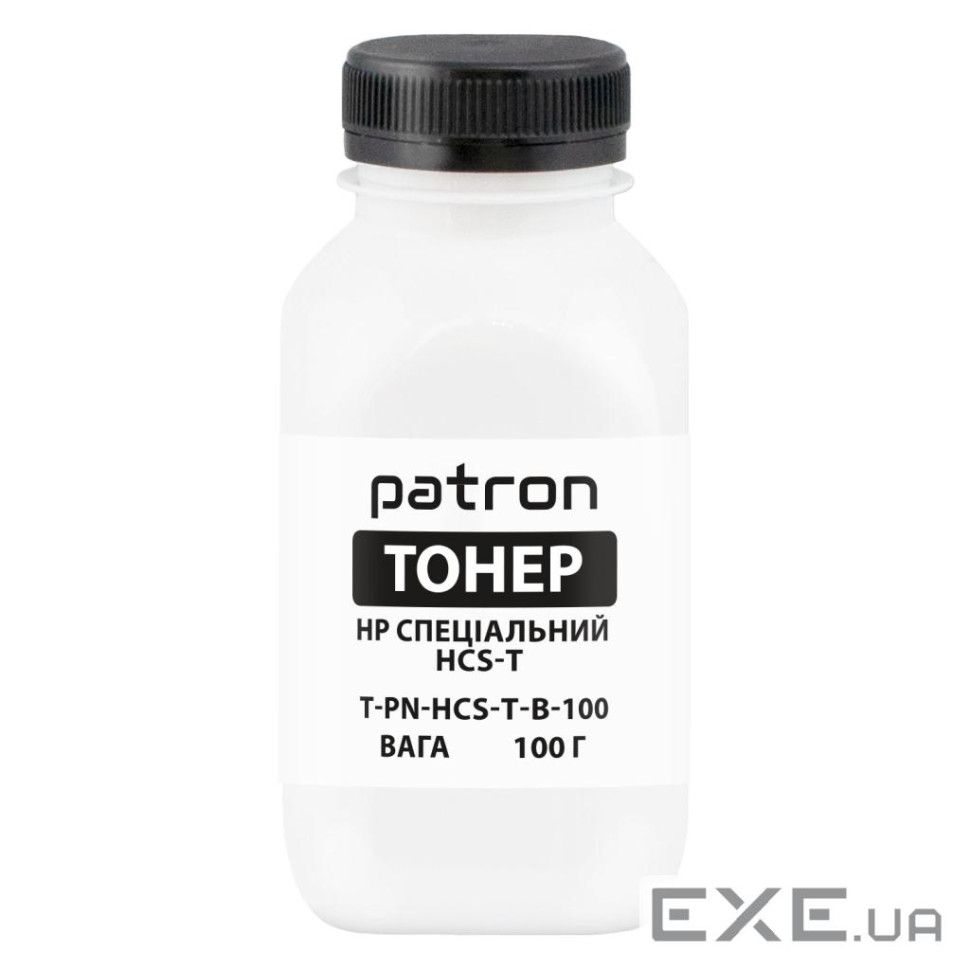 Тонер HP HCS-T, 100 г, black Patron (PN-HCS-T-B-100)