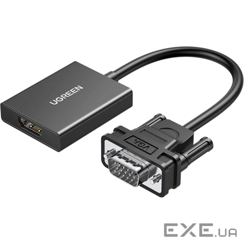 Перехідник VGA M to HDMI F CM513 black Ugreen (50945)