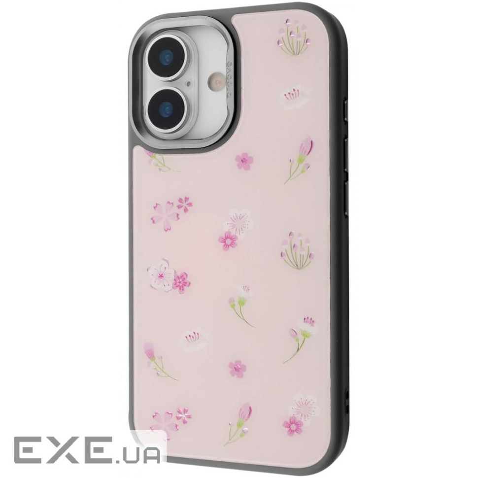 Чехол Proove Muse Fleur Case with Magnetic Ring iPhone 17 pink flower (PCMFIP1700B7 pink flower)