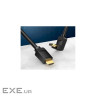 Кабель мультимедійний HDMI M to HDMI M 1.5m 4K60Hz 90 corner black Vention (AAQBG)