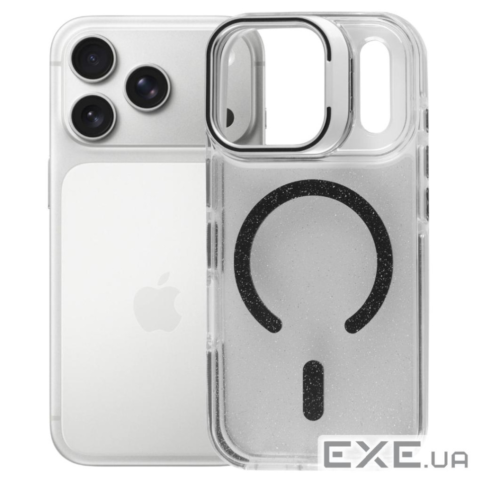 Чохол до мобільного телефона BeCover FIBRA Star Shine MagSafe Apple iPhone 17 Pro Max Black (715432)
