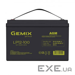 LP12-100 Gemix АКБ 12V 100Ah AGM black (LP12100)