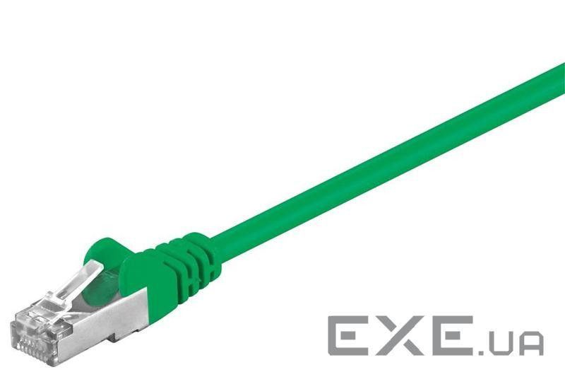 Патч-корд ФОЛЬГОВАНИХ RJ45 FTP5e 2.0m, patch AWG26 D = 5.5mm Gold Protect, зелений (75. (75.05.0181 2м )