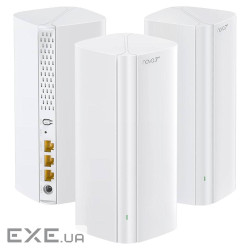 WiFi Mesh-система Tenda ME3 Pro (3-pack) (WiFi7, BE3600, 3xGE WAN/LAN, 5x3dBi)