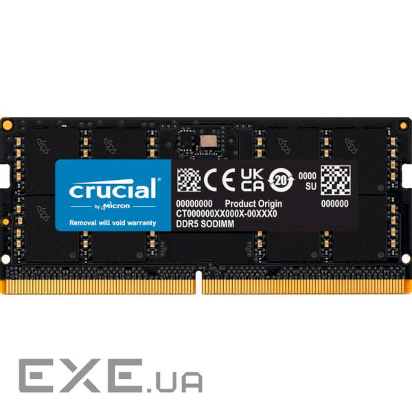 Модуль пам'яті CRUCIAL SO-DIMM DDR5 5600MHz 12GB (CT12G56C46S5)
