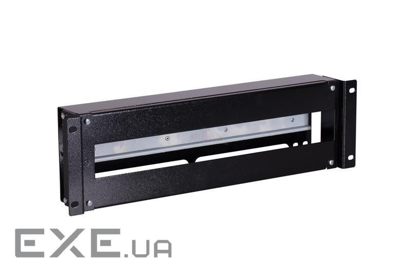 Панель ZPAS 19'', модульна, з DIN-рейкою, чорна (W-PS3U-00-00-161)
