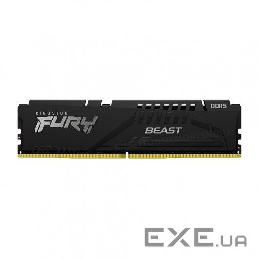 Kingston DRAM 16GB 5600MHz DDR5 CL40 DIMM FURY Beast Black 740617325713 EAN: 7406173 (KF556C40BB-16)