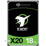 SEAGATE HDD Server Exos X20 HDD 512E/4KN ( 3.5"/ 18TB/ SAS 12Gb/s / 7200rpm) (ST18000NM000D)