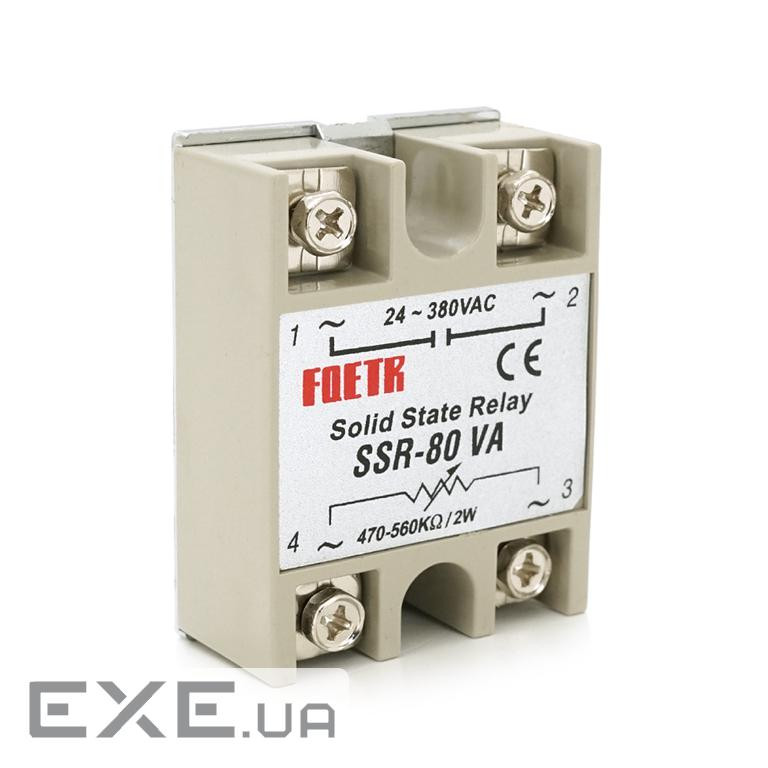 Твердотільні реле FQETR SSR-80VA 80А 24-380VAC 24-380VAC