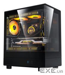 Корпус для комп"ютера DARK FLASH DB330M mATX без блока живлення, чорний (DB330M BLACK)