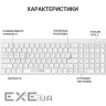 Клавіатура OfficePro SK985W Wireless/Bluetooth White