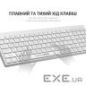 Клавіатура OfficePro SK985W Wireless/Bluetooth White