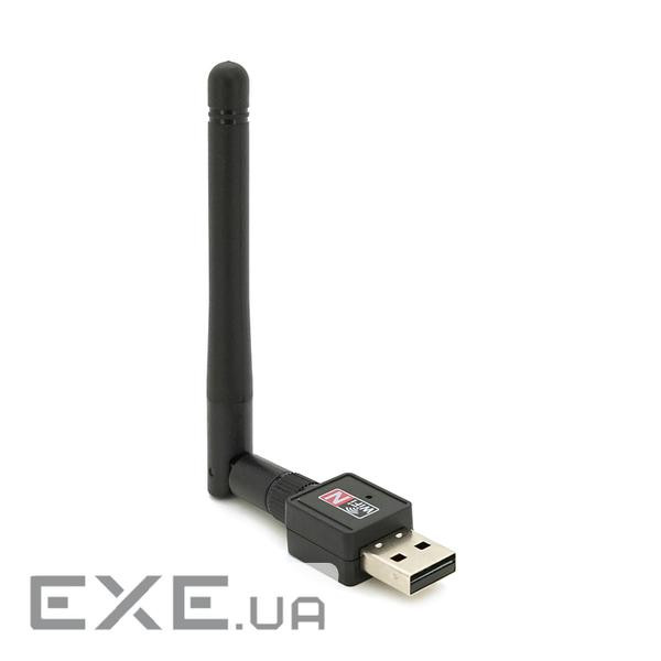 Бездротовий мережний адаптер з антеною 2DBI Wi-Fi-USB Merlion CL-UW04, RT7601, 802.11bgn, 150MB, 2.4