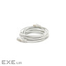 Патч-корд литий MERLION, FTP, RJ45, Cat.5e, 3m, сірий, CU, Q200 (PCM-CU-5E / 3G)