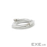 Патч-корд литий MERLION, FTP, RJ45, Cat.5e, 3m, сірий, CU, Q200 (PCM-CU-5E / 3G)