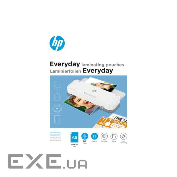 Плівка для ламінування HP Everyday Laminating Pouches, A5, 80 Mic, 154 x 216, 25 pcs (9155) (838141)