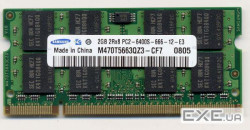 Оперативна пам'ять Samsung SO-DIMM DDR3 4Gb (M471B5273CH0-CH9)