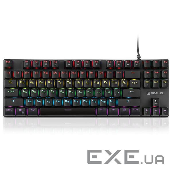 Клавіатура REAL-EL M 05 Grey USB (EL123100044)