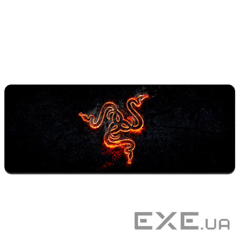 Коврик 400*900 тканинний RAZER 23 з боковою прошивкою, толщина 2 мм, Пакет (RZ23492)