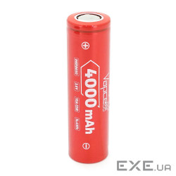 Акумулятор 18650 Li-Ion Vapcell INR18650 N40, 4000mAh, 10A, 4.2 / 3.6 / 2.5V