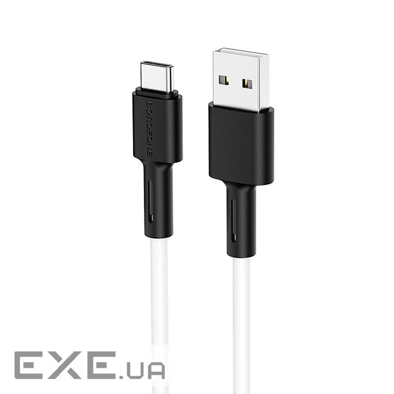 Кабель Borofone BX31, USB-Type-C, 2.4A, довжина 1м, White, BOX (Borofone BX31 / TCW)