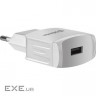 Зарядний пристрій Defender EPA-02 white, 1 USB, 5V / 1A (83839)