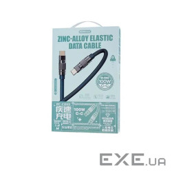 Кабель Remax RC-C055 Wefon USB Type-C - USB Type-C (M/M), 20W, 1.2 м, Grey (6954851206057)