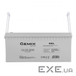 Акумуляторна батарея GEMIX GL12-200 (12В, 200Ач)