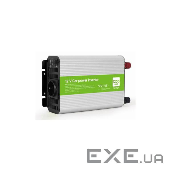 Автомобільний інвертор EnerGenie 12V/220V 1200 Вт (EG-PWC1200-01)