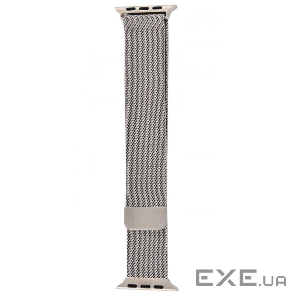 Ремінець Apple Watch Milanese Loop 42/44/45/49 mm silver (7771 silver)