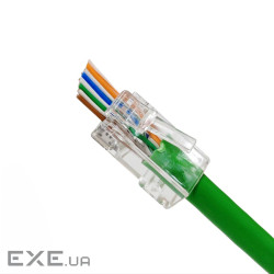 Конектор RJ45 UTP кат. 6 з наскрізними отворами, LW (LW-NP-002-C6) , LW (LW-NP-002-C6)