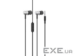 Гарнітура SkyDolphin SR28 Metal with mic Silver (SDHF-000473)