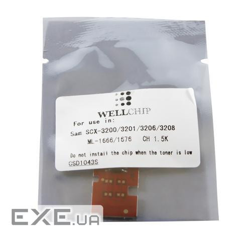 Чип для картриджа Samsung ML-1661/LT-D1043, CHN, 1.5k Wellchip (CSD1043S)